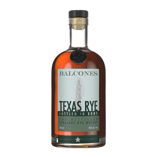 BALCONES TEXAS RYE BOTTLED IN BOND STRAIGHT RYE WHISKY 750 ML