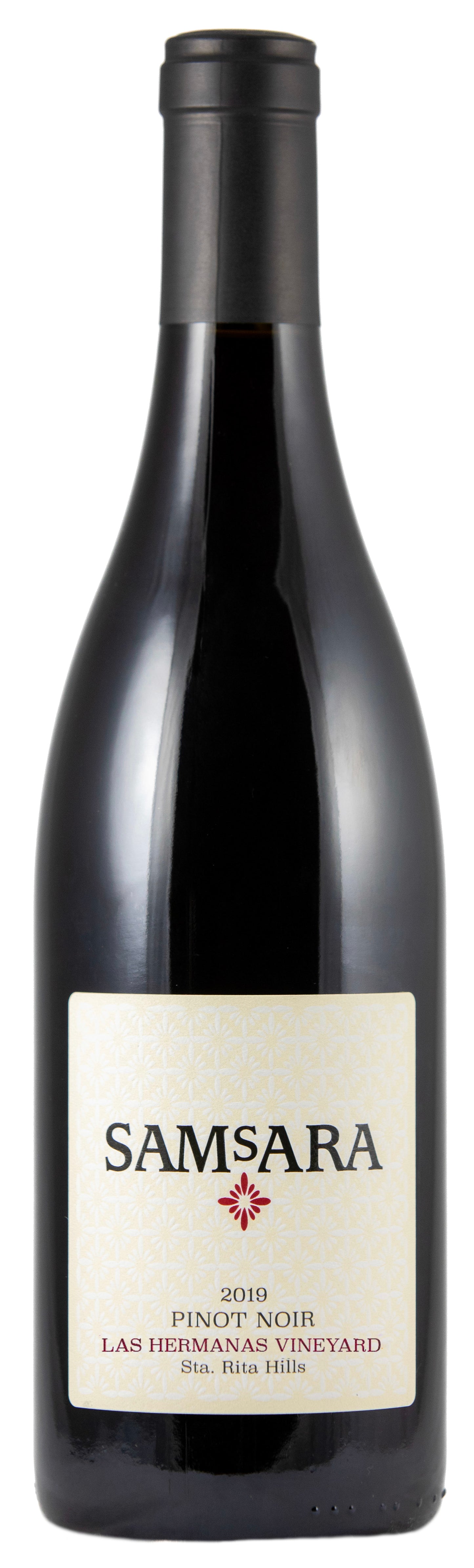 SAMsARA Las Hermanas Vineyard Pinot Noir 2019  Front Bottle Shot