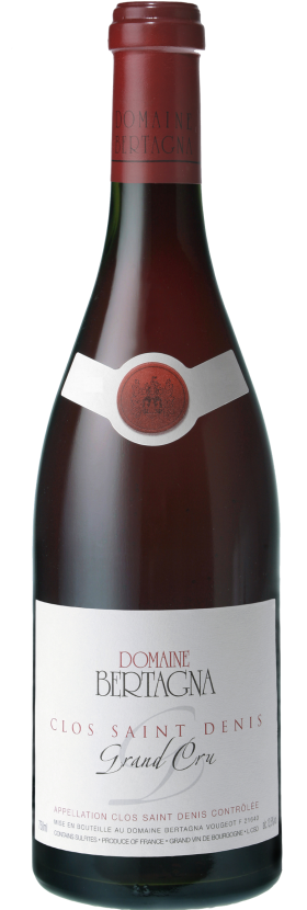 Domaine Bertagna Clos St. Denis Grand Cru 2017  Front Bottle Shot