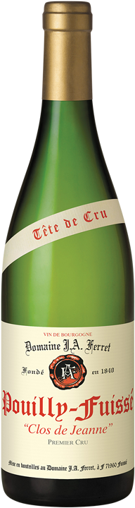 Domaine Ferret Pouilly-Fuisse Le Clos de Jeanne Premier Cru 2022  Front Bottle Shot