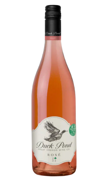 Duck Pond Willamette Valley Rose 2022  Front Bottle Shot