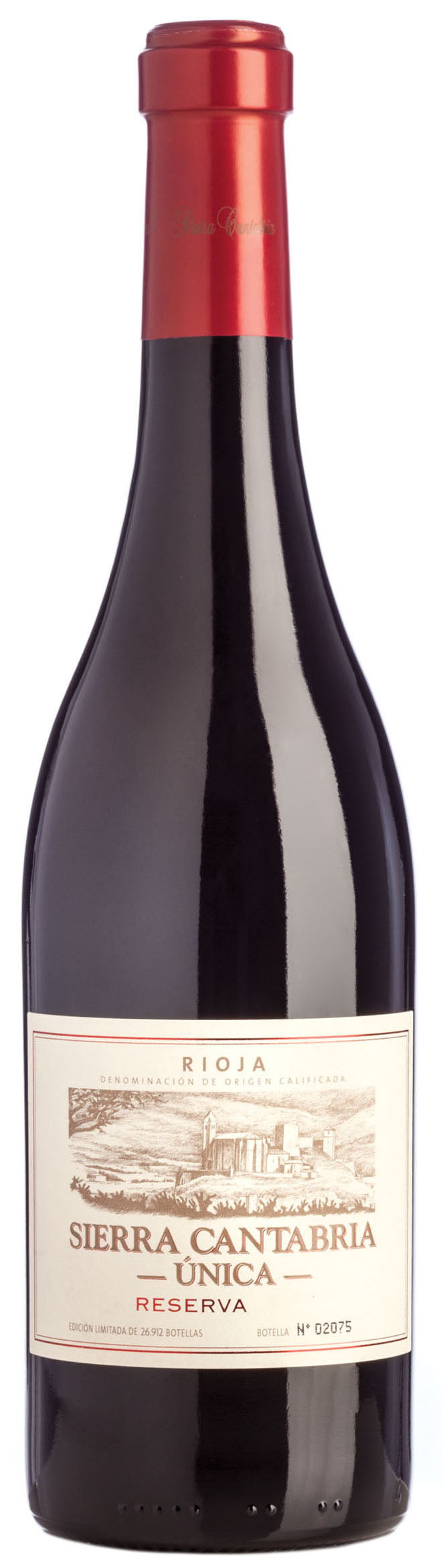 Sierra Cantabria Reserva Unica 2019  Front Bottle Shot