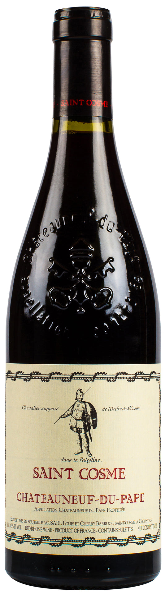 Chateau de Saint Cosme Chateauneuf-du-Pape 2022  Front Bottle Shot