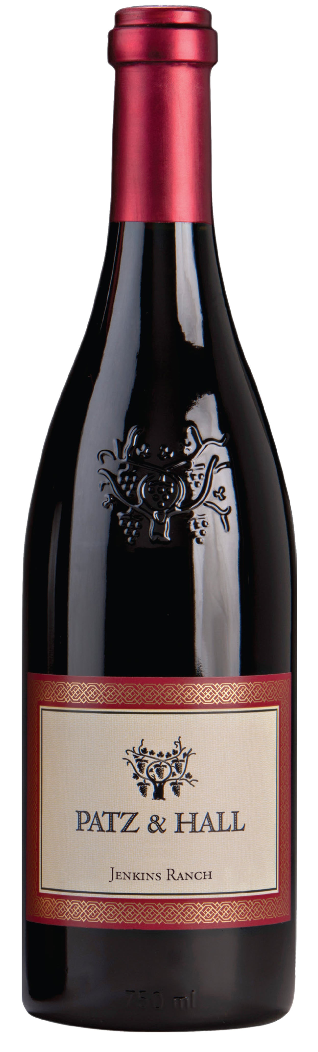 Patz & Hall Jenkins Ranch Pinot Noir 2017  Front Bottle Shot