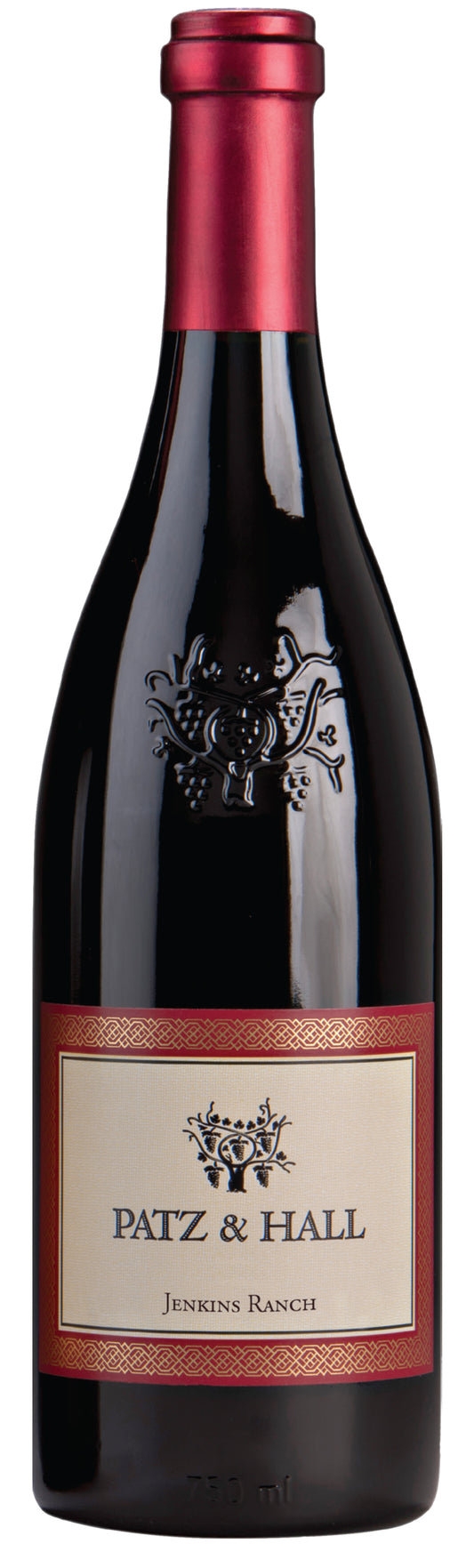 Patz & Hall Jenkins Ranch Pinot Noir 2017  Front Bottle Shot