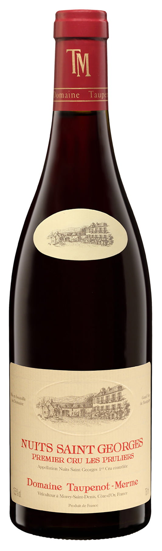 Domaine Taupenot-Merme Nuits-Saint-Georges Les Pruliers Premier Cru 2020  Front Bottle Shot
