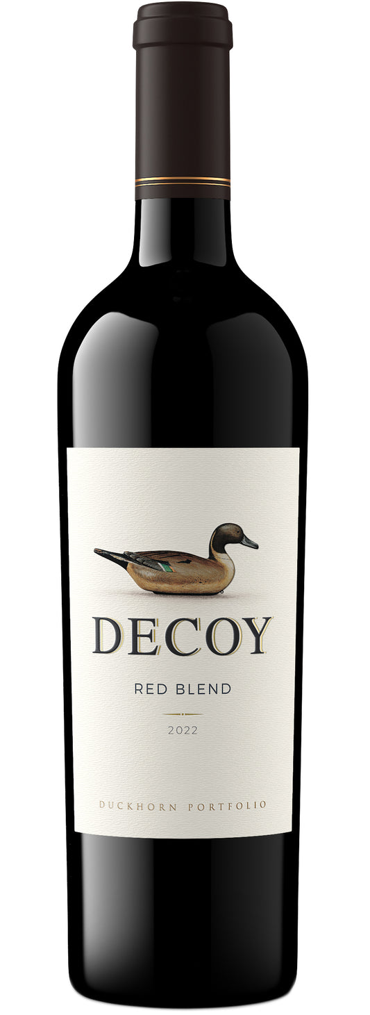 Decoy Red 2022  Front Bottle Shot