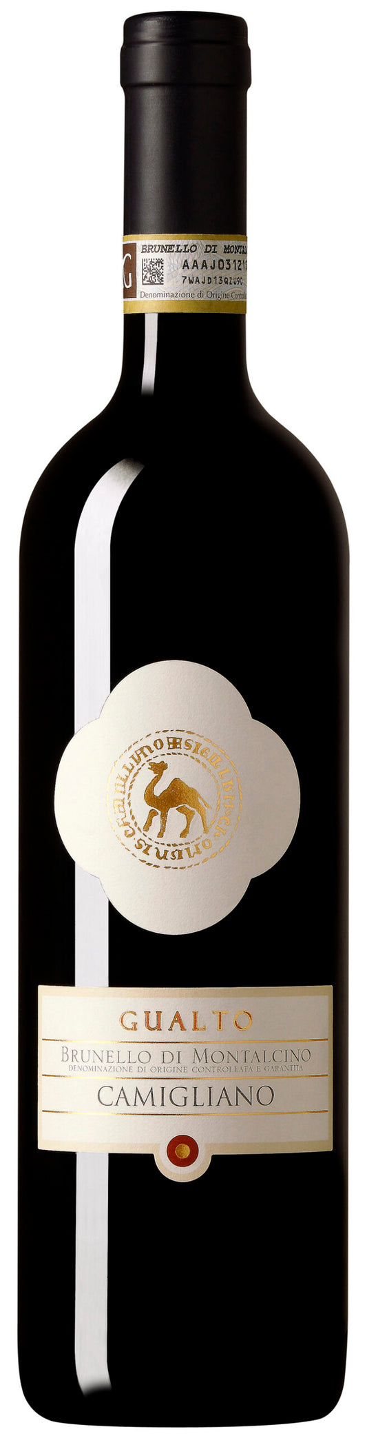 Camigliano Gualto Brunello di Montalcino Riserva 2018  Front Bottle Shot