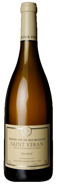 Cordier Saint Veran En Faux 2021  Front Bottle Shot