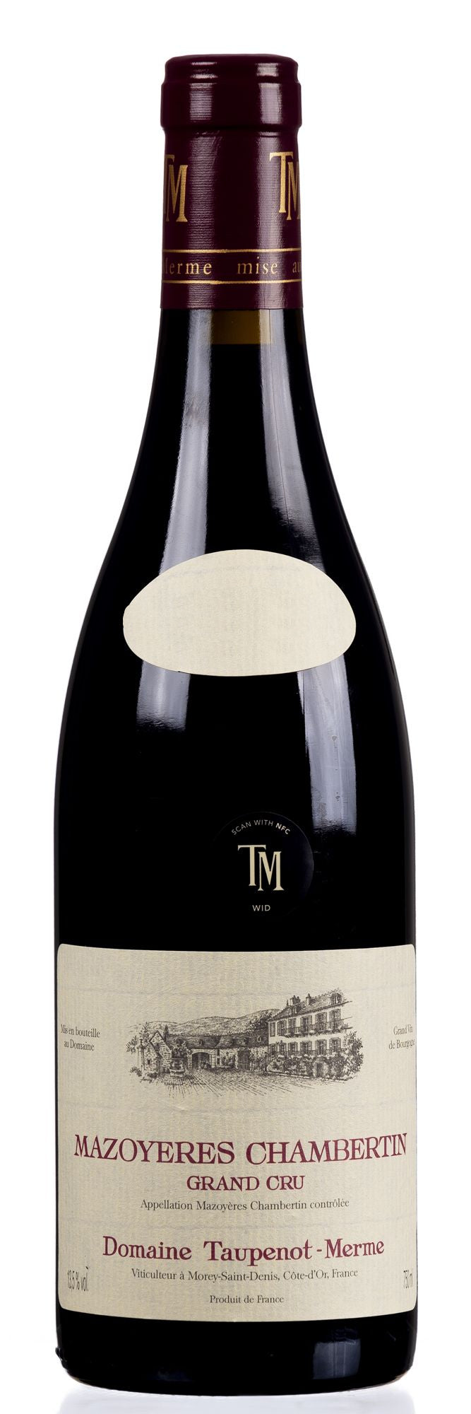 Domaine Taupenot-Merme Mazoyeres-Chambertin Grand Cru 2017  Front Bottle Shot