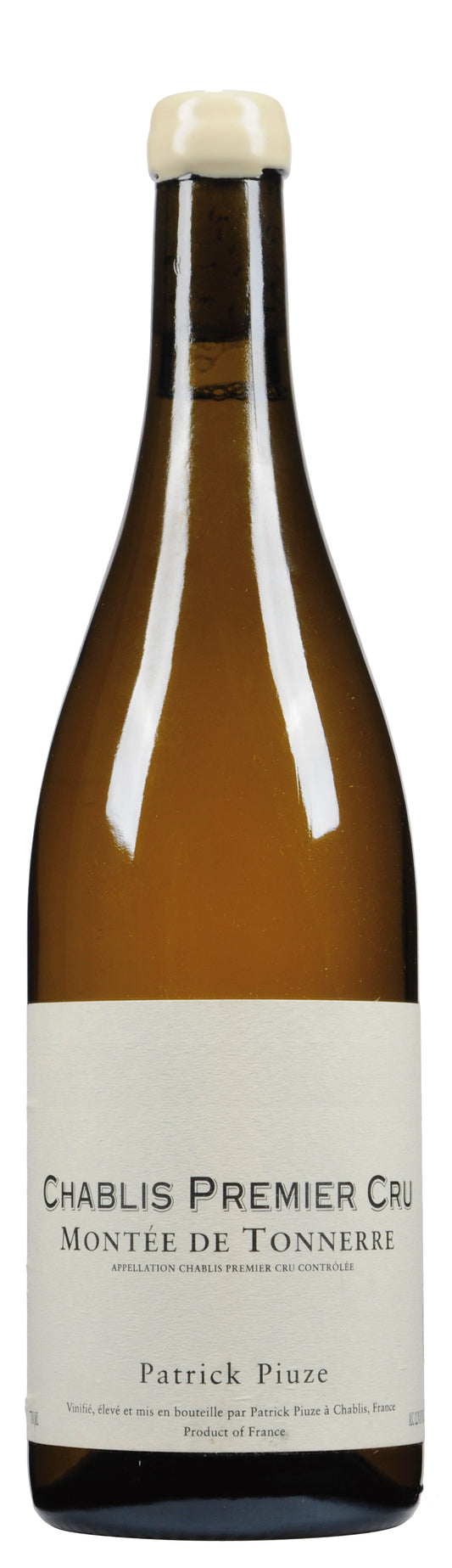 Patrick Piuze Chablis Montee de Tonnerre Premier Cru 2021  Front Bottle Shot