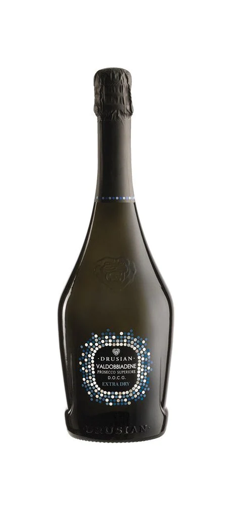 Drusian Extra Dry Prosecco  Front Bottle Shot