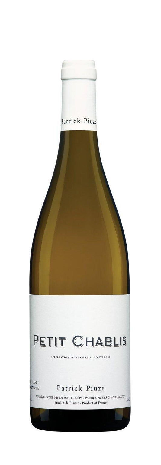 Patrick Piuze Petit Chablis 2021  Front Bottle Shot