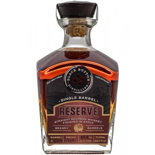 Black Button Single Barrel Apple Brandy Finished Bourbon