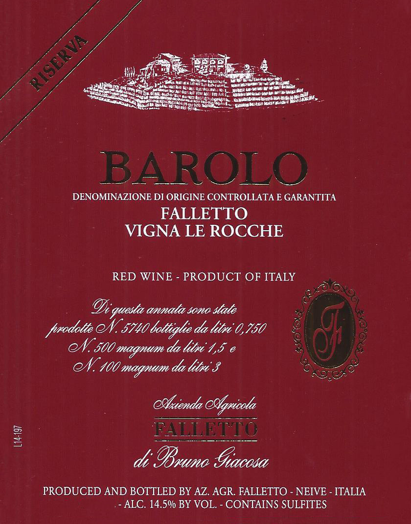 Bruno Giacosa Barolo Le Rocche del Falletto Riserva (1.5 Liter Magnum) 2017
