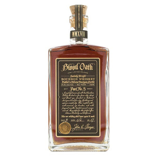 Blood Oath Pact No. 3 Kentucky Straight Bourbon Whiskey