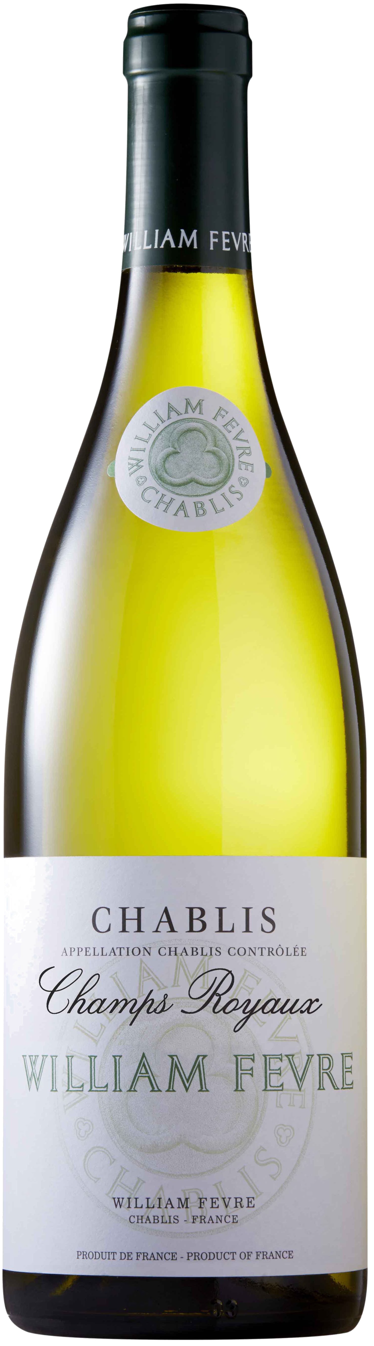 William Fevre Chablis Champs Royaux 2022  Front Bottle Shot
