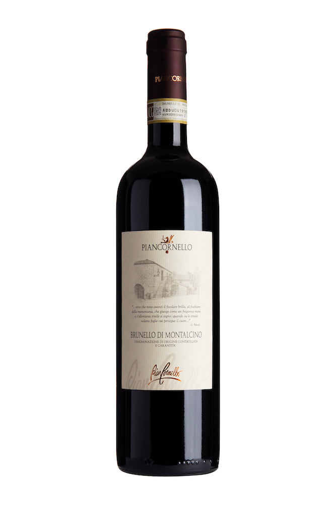 Piancornello Brunello di Montalcino 2019  Front Bottle Shot