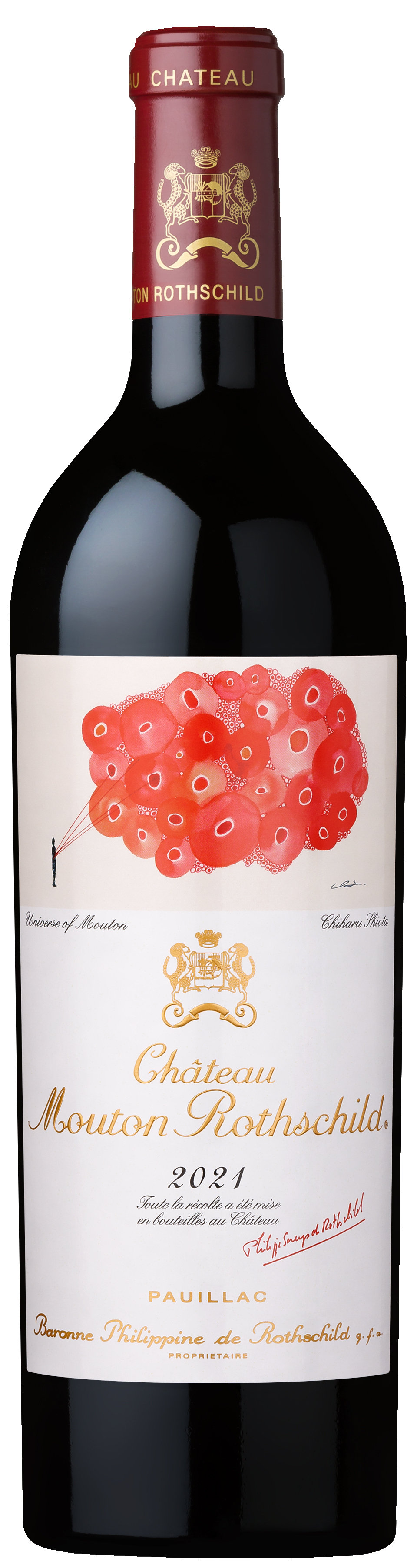 Chateau Mouton Rothschild  2021  Front Bottle Shot
