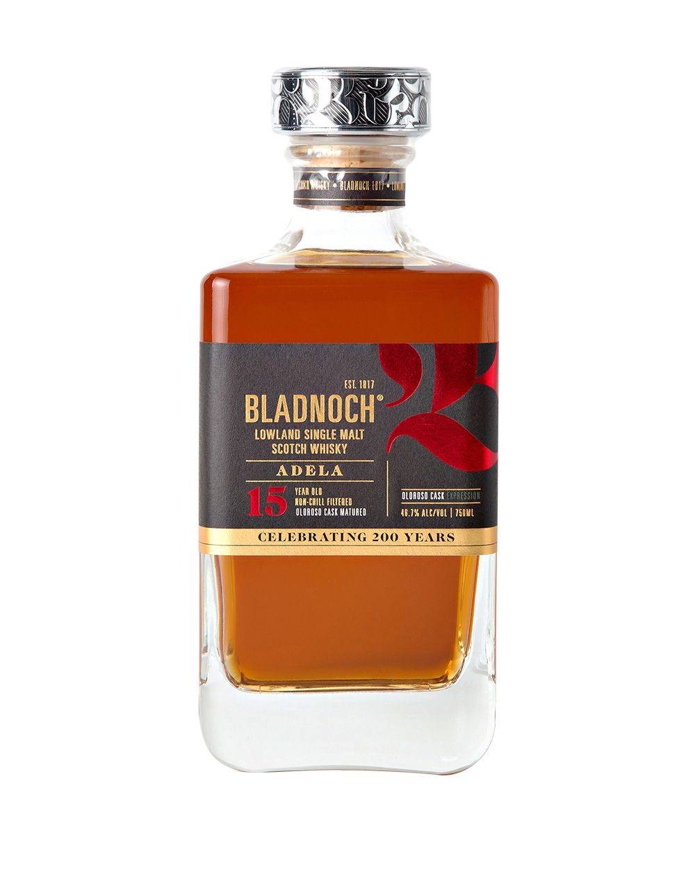 BLADNOCH ADELA 15 YEAR OLD SINGLE MALT WHISKY 750 ML