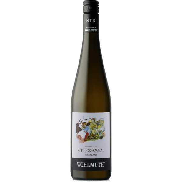 Weingut Wohlmuth Kitzeck-Sausal Riesling 2022  Front Bottle Shot