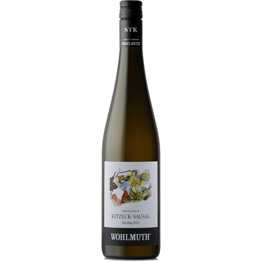 Weingut Wohlmuth Kitzeck-Sausal Riesling 2022  Front Bottle Shot