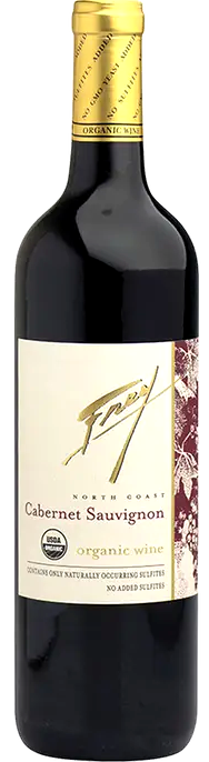 Frey NSA Organic Cabernet Sauvignon 2022  Front Bottle Shot