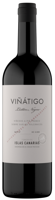 Bodegas Vinatigo Listan Negro 2023  Front Bottle Shot