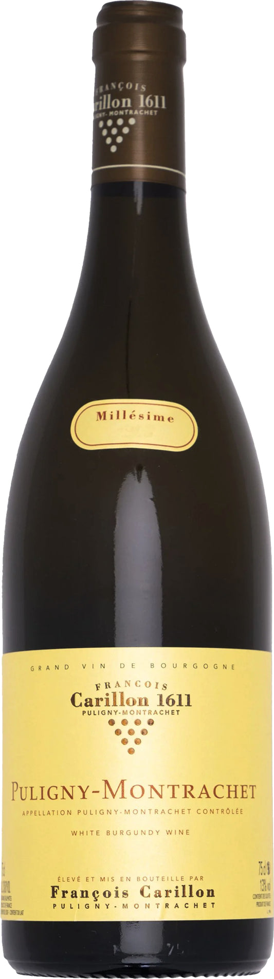 Francois Carillon Chassagne-Montrachet 2022  Front Bottle Shot