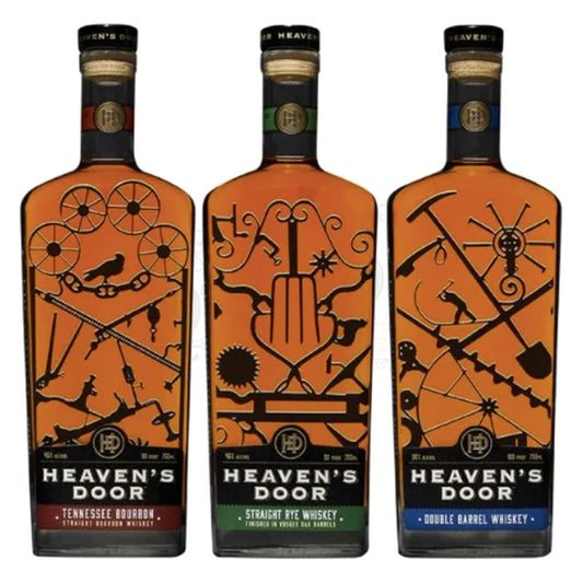 Bob Dylan's Heaven's Door Whiskey Set 3 Pack