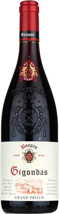 Bonpas Gigondas Grand Prieur 2020  Front Bottle Shot