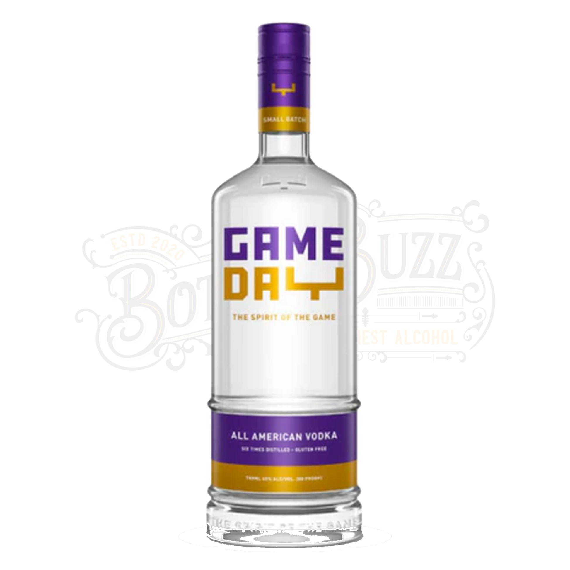 Gameday Vodka Purple & Gold
