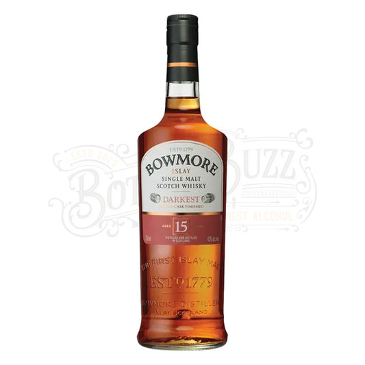 Bowmore Single Malt Scotch Darkest 15 Yr