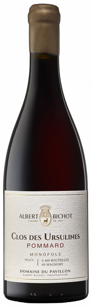 Albert Bichot Pommard Clos des Ursulines Domaine du Pavillon Monopole 2021  Front Bottle Shot