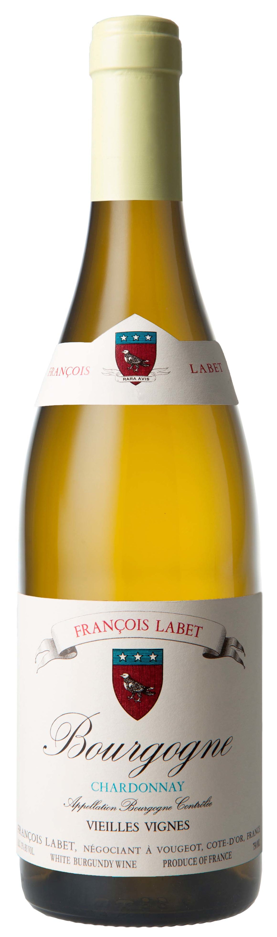 Francois Labet Bourgogne Chardonnay Vieilles Vignes 2020  Front Bottle Shot