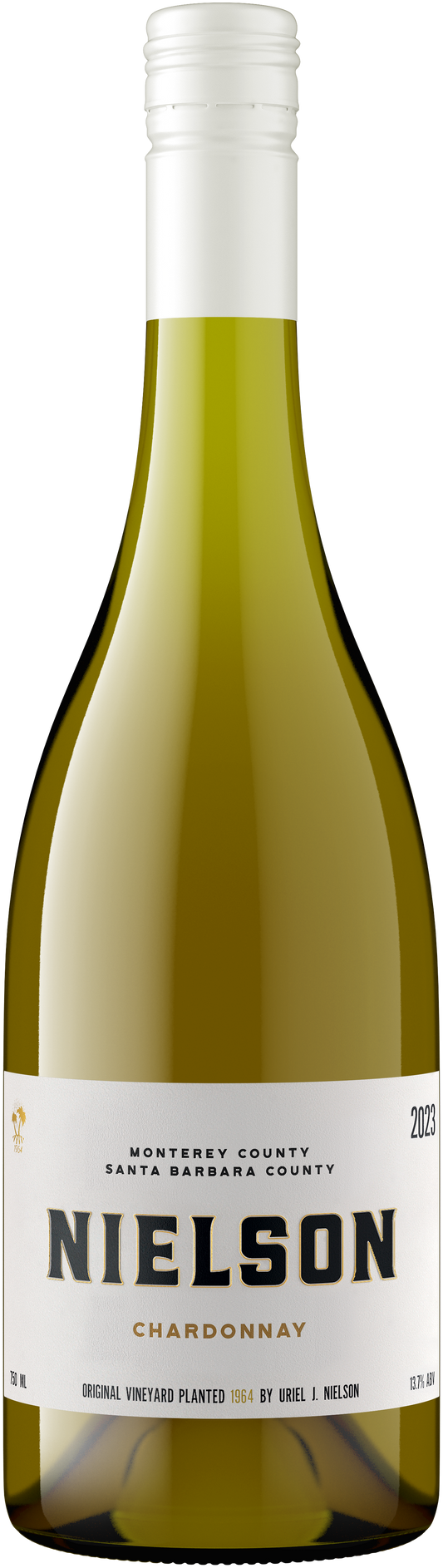 Nielson Monterey-Santa Barbara Chardonnay 2023  Front Bottle Shot