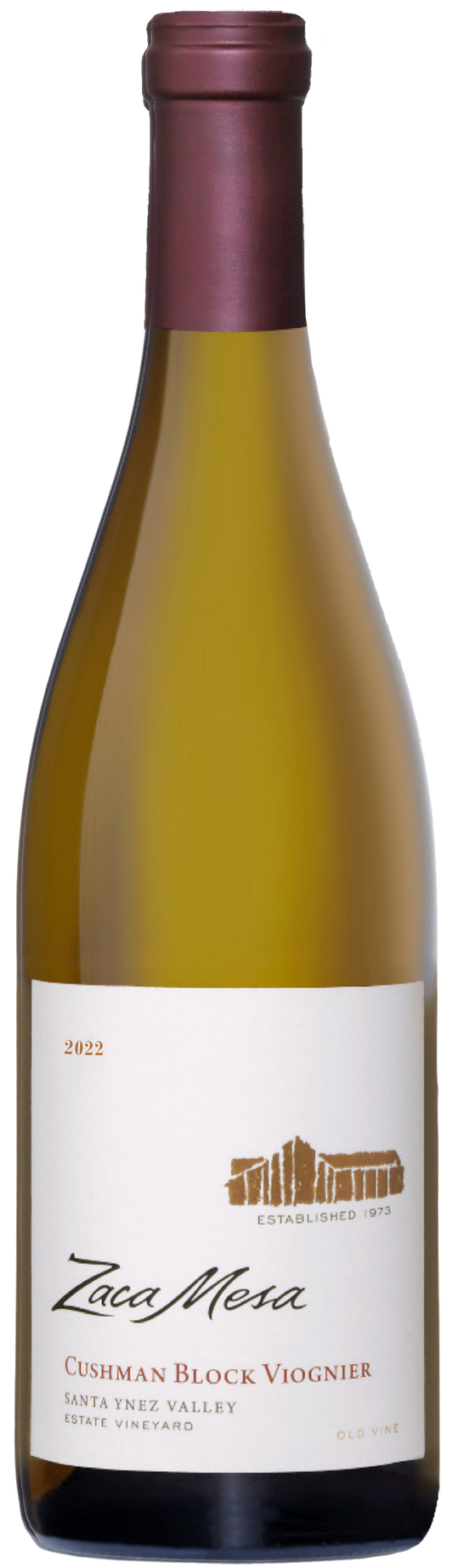 Zaca Mesa Cushman Block Viognier 2022  Front Bottle Shot