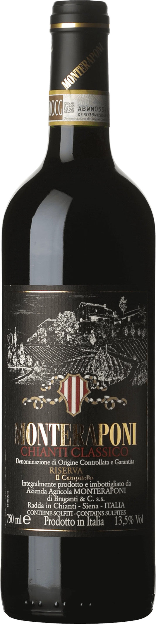 Monteraponi Chianti Classico Il Campitello Riserva 2020  Front Bottle Shot