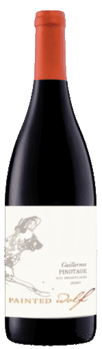 Painted Wolf Guillermo Pinotage 2020  Front Bottle Shot