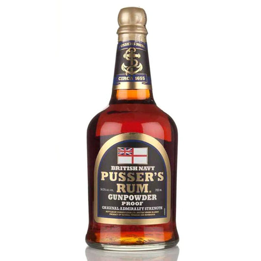 British Navy Pusser's Rum Gunpowder Proof 750ml