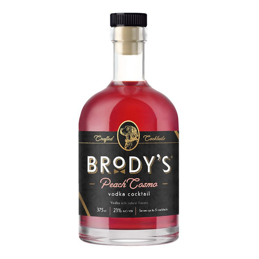 Brodys Peach Cosmo Vodka Cocktail 375ml