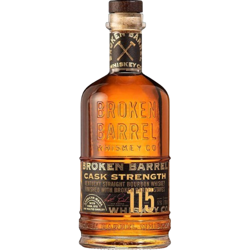 Broken Barrel Cask Strength Bourbon Whiskey (750Ml)