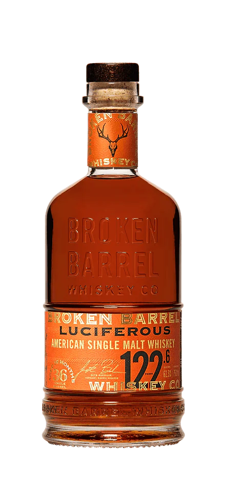 Broken Barrel Luciferous American Single Malt Whiskey (750Ml)