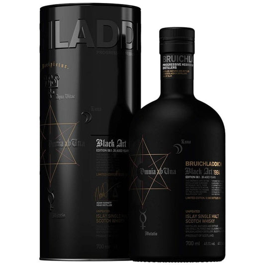 Bruichladdich Black Art 1994 08.1 26 Year Scotch Whiskey