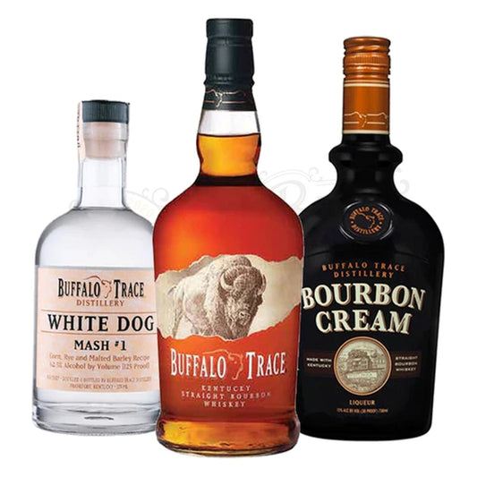 Buffalo Trace Bourbon, Bourbon Cream & White Dog Mash #1 Bundle