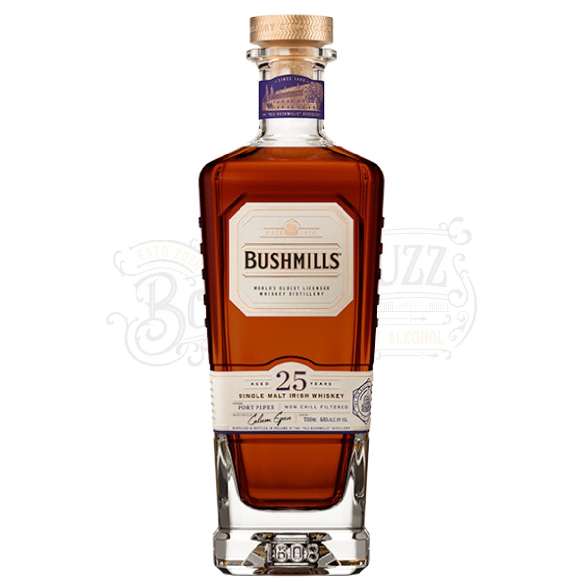 Bushmills Irish Single Malt 25 Year Whiskey