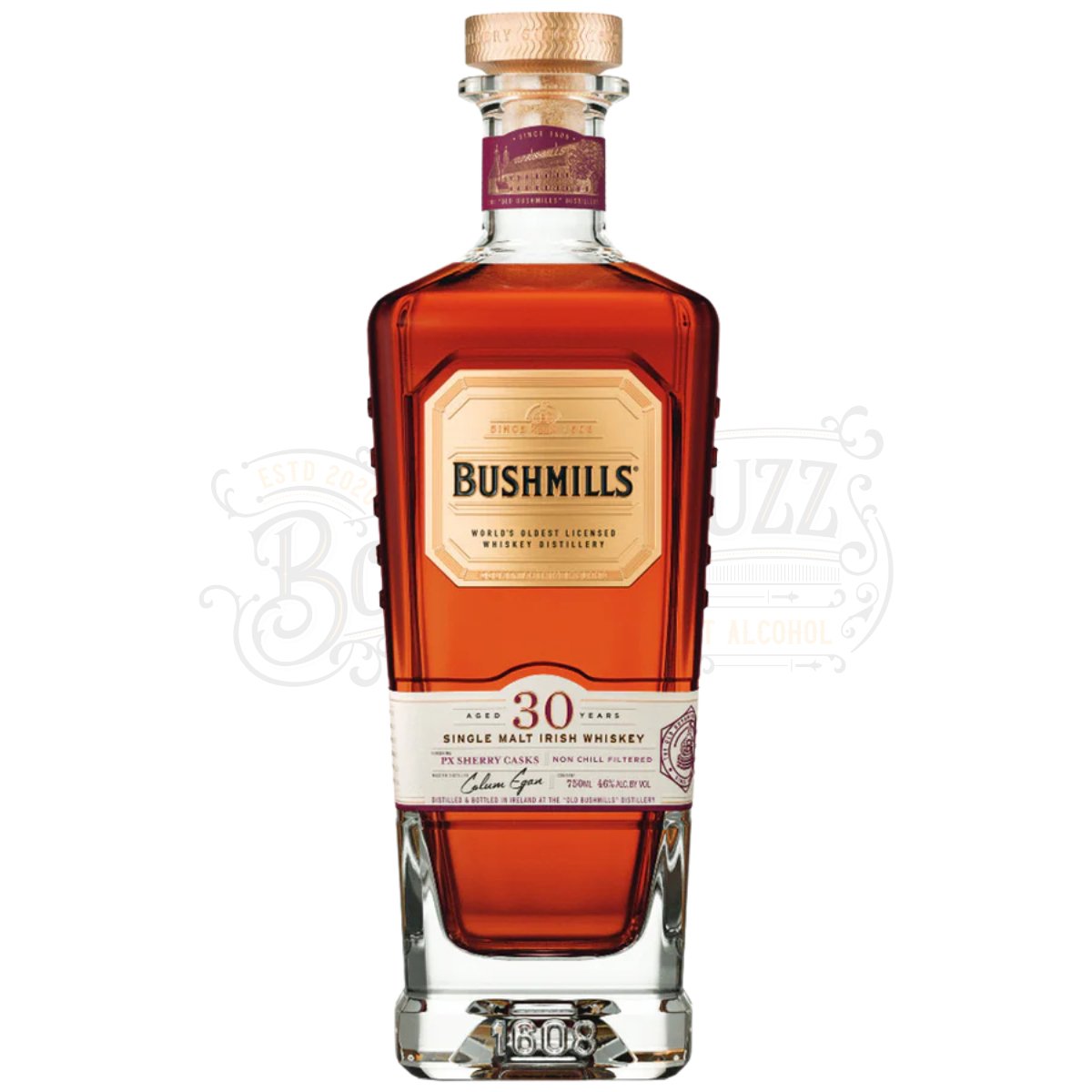 Bushmills Irish Single Malt 30 Year Whiskey