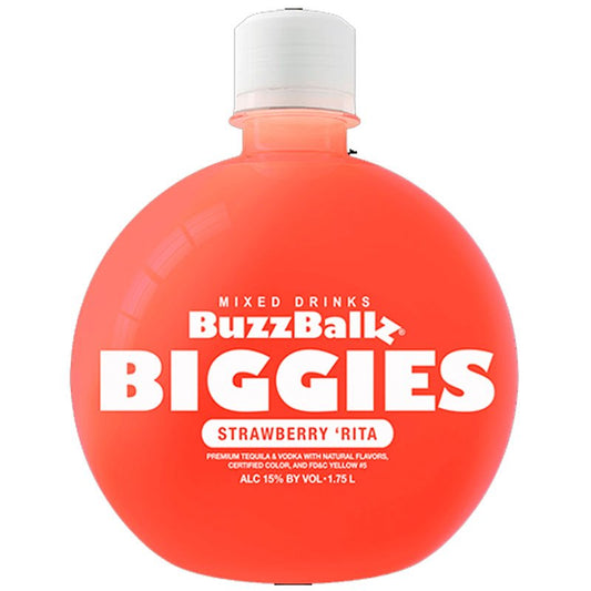 BuzzBallz Biggies Strawberry Rita Cocktails 1.75L