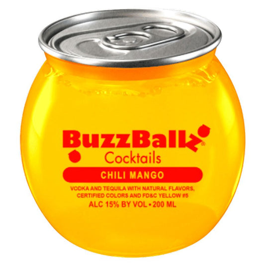 BuzzBallz Chili Mango Cocktails Full Case 24/200ml