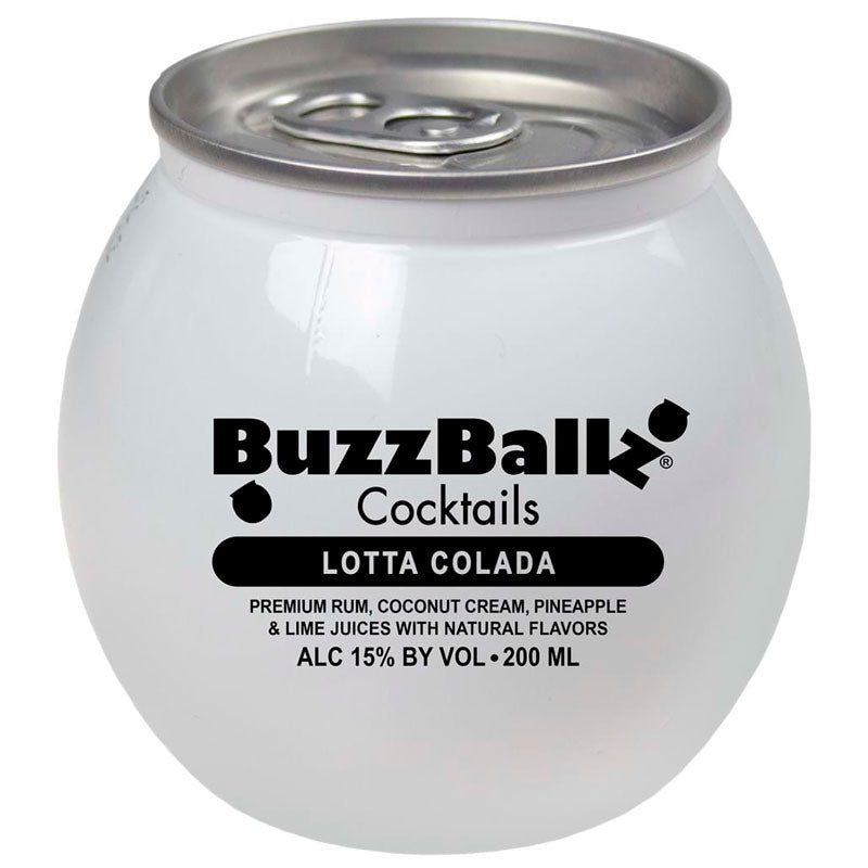 BuzzBallz Lotta Colada Cocktails Full Case 24/200ml